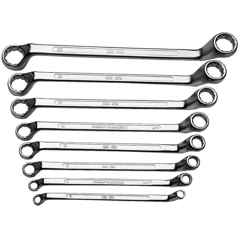 Set chei inelare Mannesmann M140-08DIN, Ø6-22 mm, 8 piese