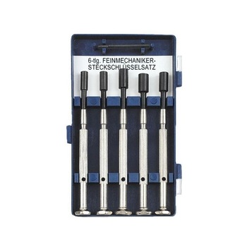 Set chei precizie tubulare pentru ceasornicar Mannesmann M1135-6, Ø3-5 mm, 5 piese Set chei precizie tubulare pentru ceasornicar Mannesmann M1135-6, Ø3-5 mm, 5 piese