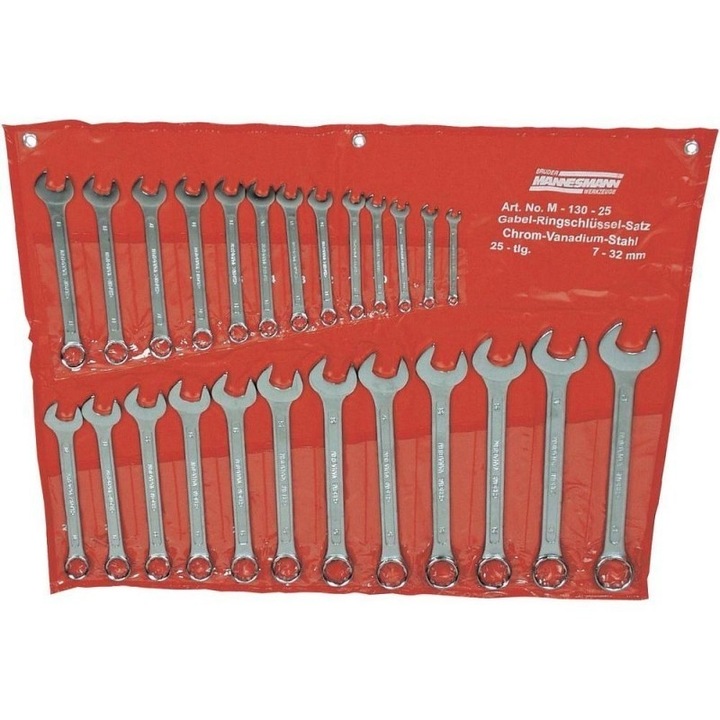 Set chei combinate Mannesmann 130-25, Ø6-32 mm, 25 piese