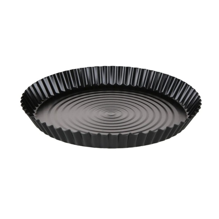 Tortás sütőforma 27,5 cm, tapadásmentes bevonat, fekete, SNB