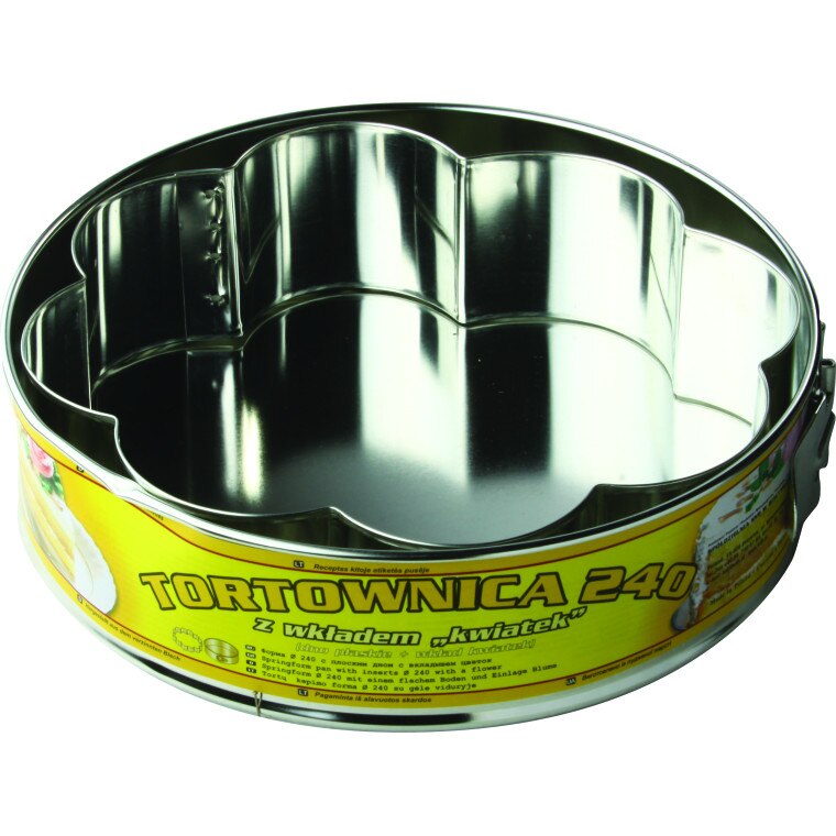 Set 2 forme tort, Snb, 24cm, model floare