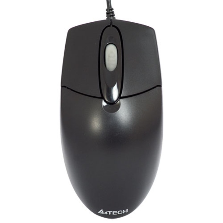 Оптична мишка A4Tech OP-720, USB, Черна