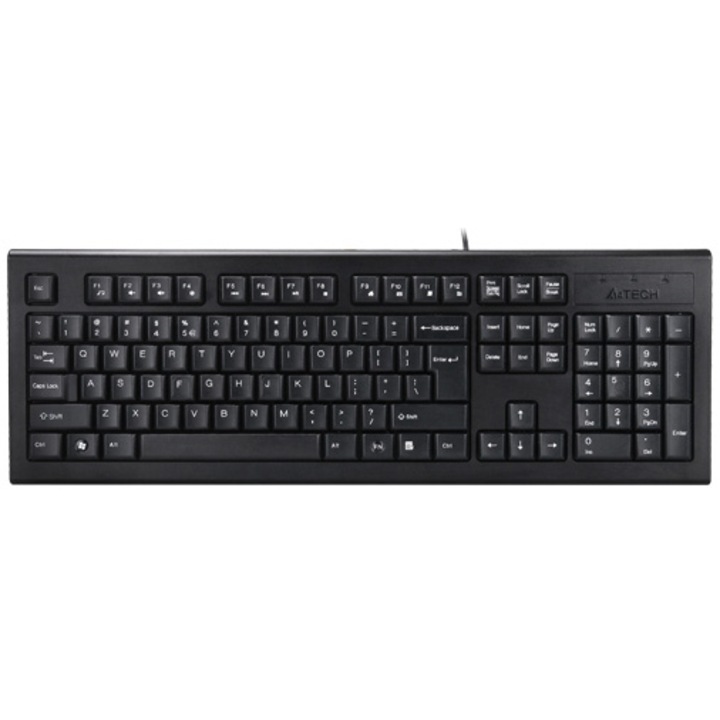 Tastatura A4tech KR85, USB, Negru