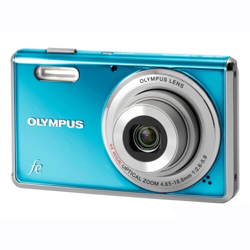 Aparat foto digital Olympus FE-4000 Arctic Blue, 12MP - eMAG.ro