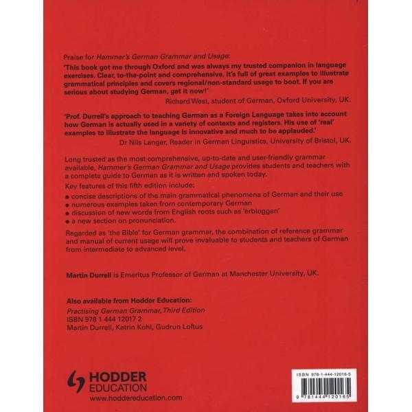 Hammer's German Grammar and Usage eMAG.ro