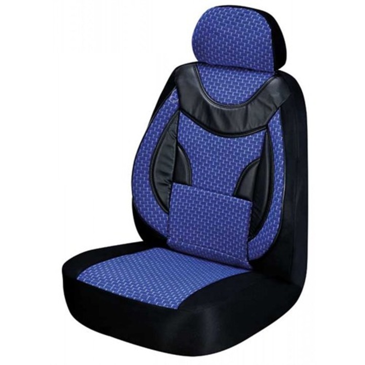 Комплект калъфи за седалки Amio, Тапицерия за бус 2+1 за 1 двойна и 1 единична седалки синя