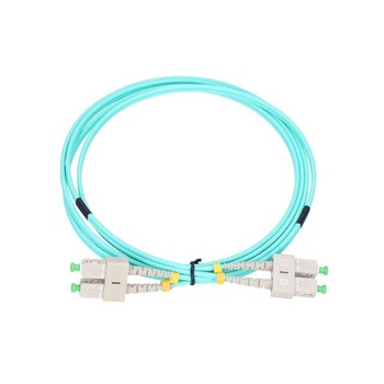 Cablu de retea din fibra optica Extralink PATCHCORD MM OM3 SC/APC-SC/APC DUP 50/125 2M Cablu de retea din fibra optica Extralink PATCHCORD MM OM3 SC/APC-SC/APC DUP 50/125 2M