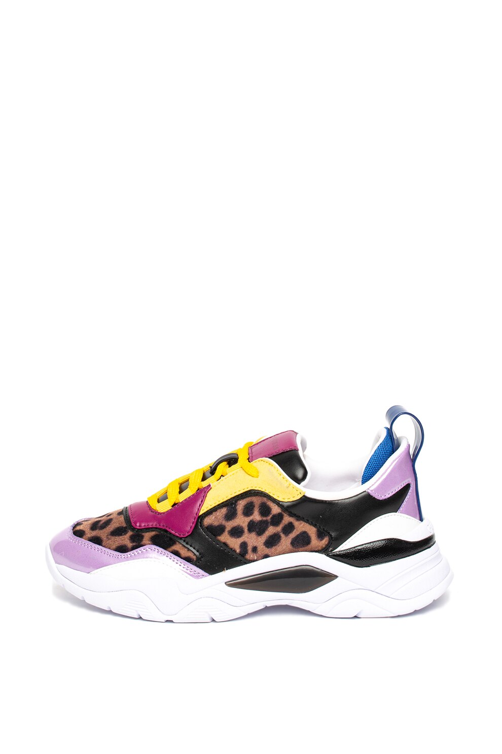 Guess, Pantofi sport cu insertii cu animal print