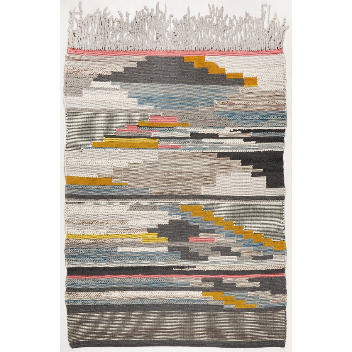 Covor Modern & Geometric Ayon, Lana, Multicolor, 160x230 - C02-107203