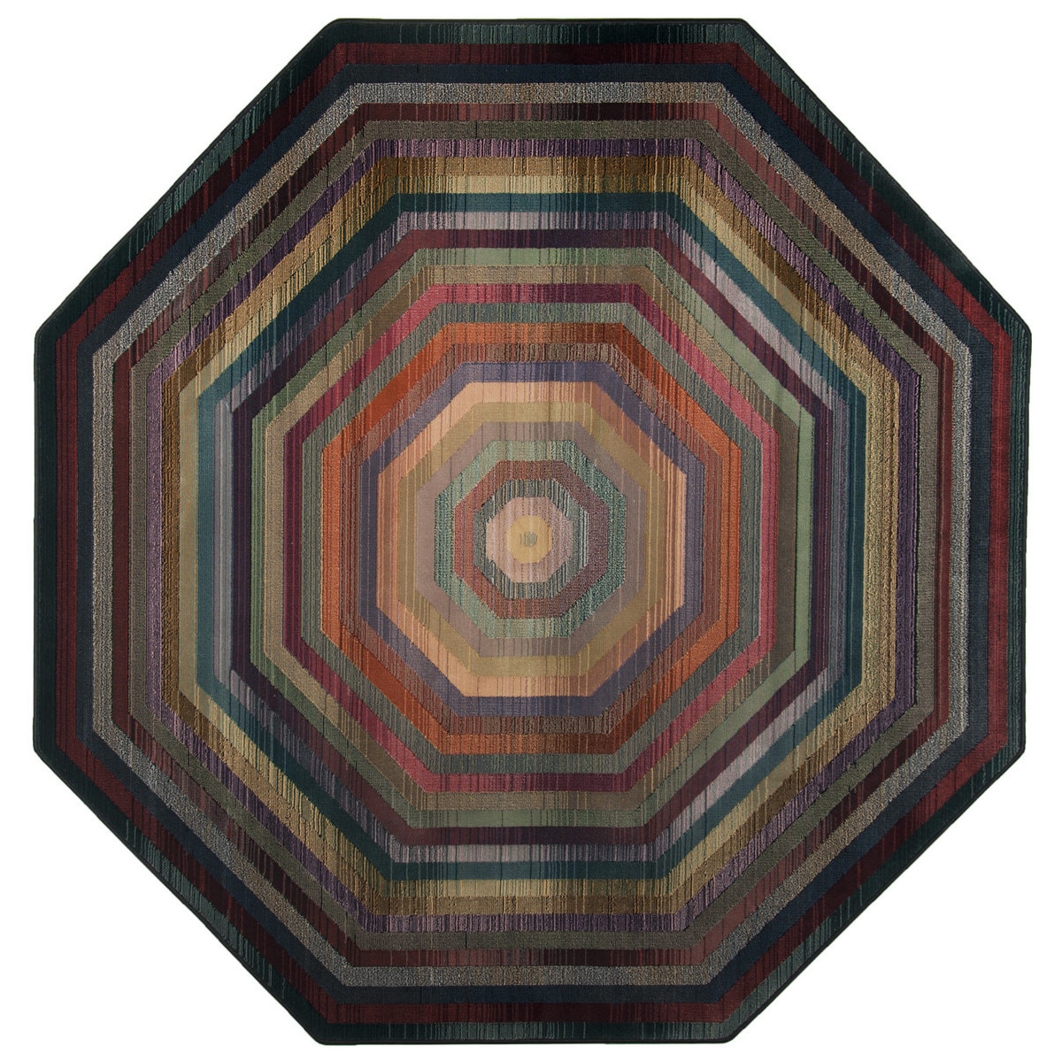 Covor Modern & Geometric Varela, Octogonal, Multicolor, 200x200 - C70-102704