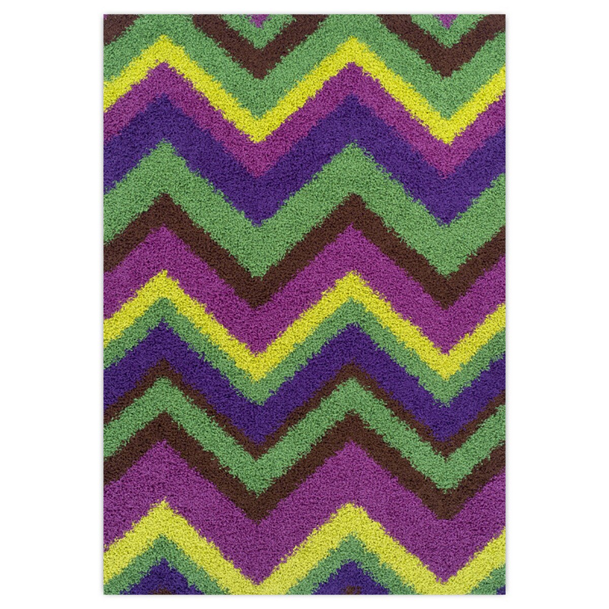 Covor Shaggy Tyc, Multicolor, 133x190 - C68-103604