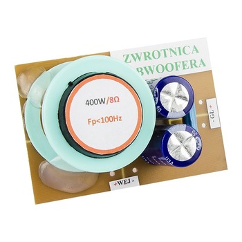 Filtru crossover subwoofer cu 2 cai, 400W, 8Ohmi, Prolech Filtru crossover subwoofer cu 2 cai, 400W, 8Ohmi, Prolech