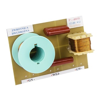 Filtru crossover cu 2 cai, 400W, 4Ohmi, Prolech Filtru crossover cu 2 cai, 400W, 4Ohmi, Prolech