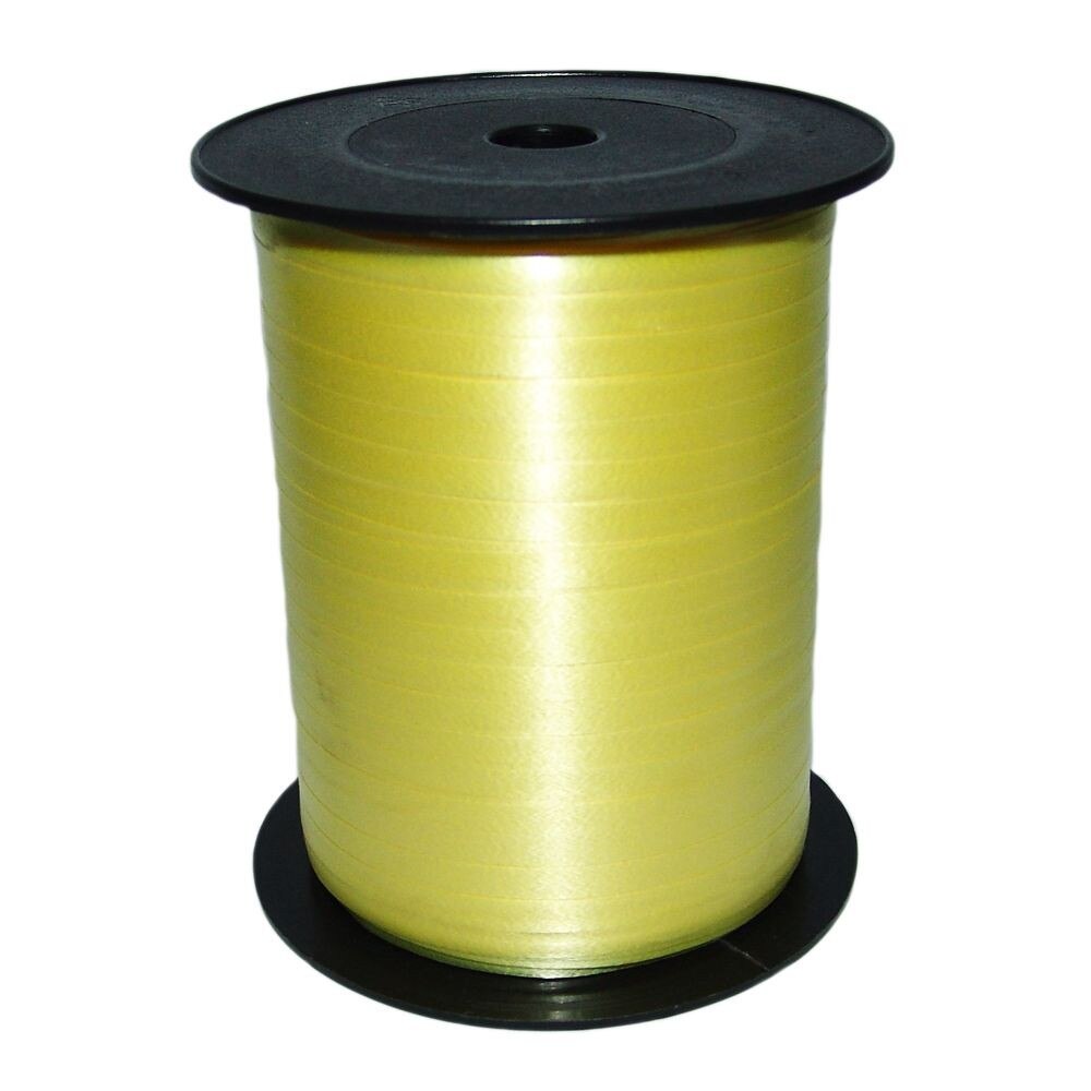 Rafie ornamentala galben 5 mm x 500 m, 1 bucata