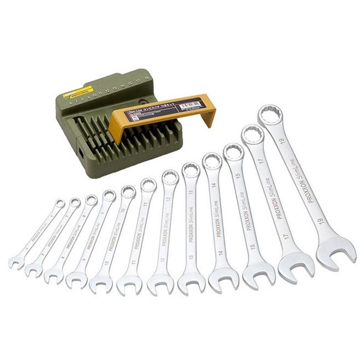 Set chei combinate SlimeLine, 12 piese, Proxxon 23820