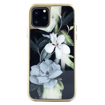 Husa de protectie Ted Baker Glass Inlay pentru Apple iPhone 11 Pro Max, Opal Husa de protectie Ted Baker Glass Inlay pentru Apple iPhone 11 Pro Max, Opal