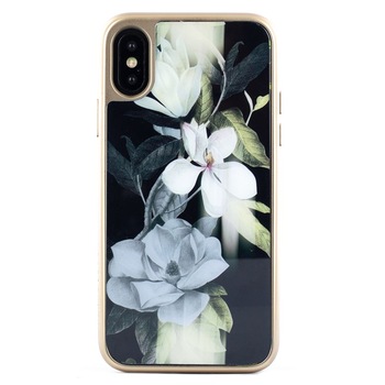 Husa de protectie Ted Baker Glass Inlay pentru Apple iPhone XS / X, Opal Husa de protectie Ted Baker Glass Inlay pentru Apple iPhone XS / X, Opal