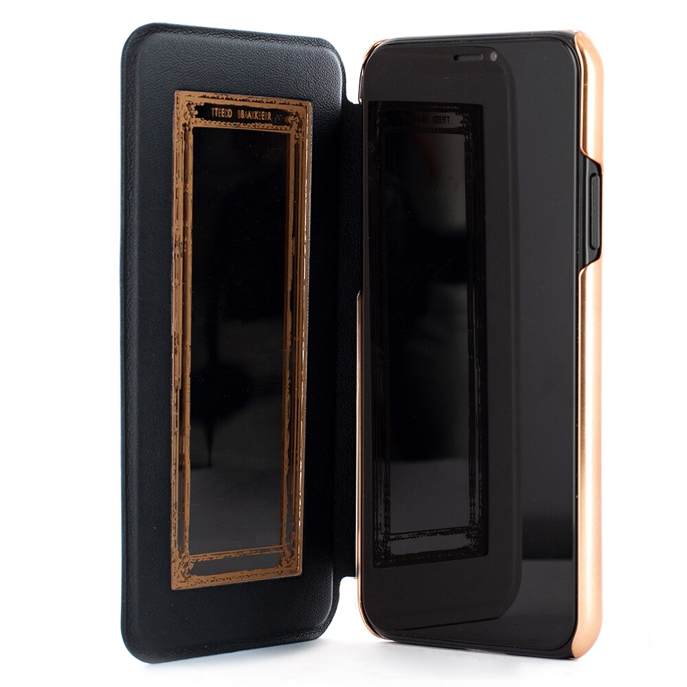 Husa de protectie Ted Baker Book Shannon Mirror Folio pentru Apple iPhone 11 Pro, Black