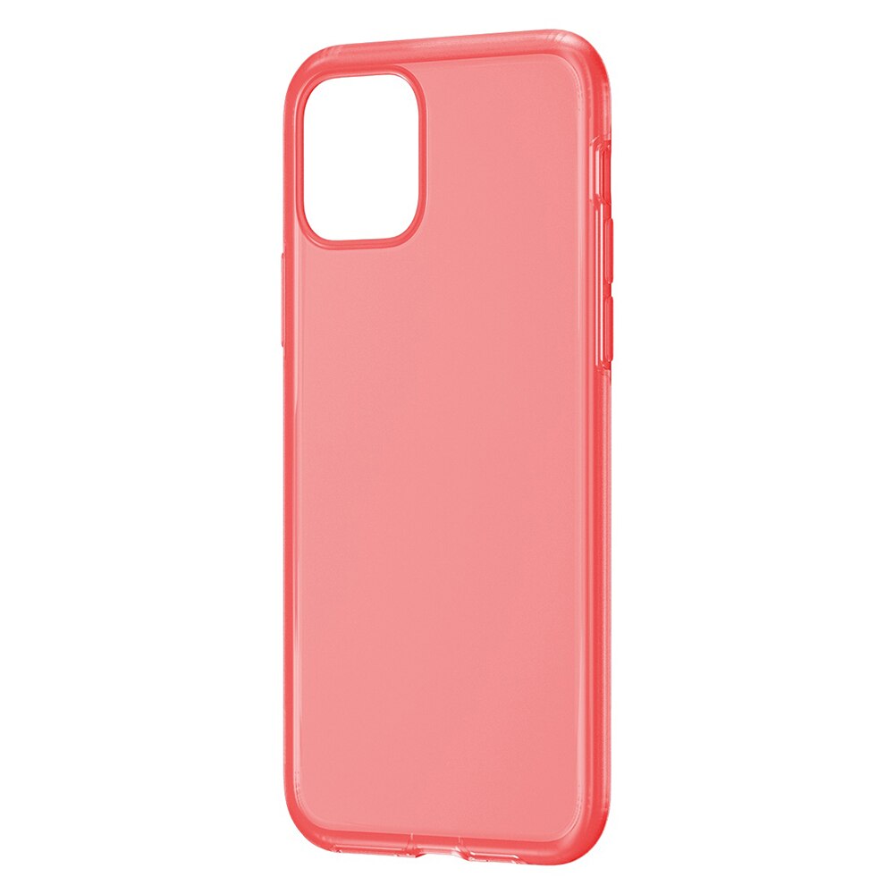 Husa Baseus Liquid Silica Gel Protective pentru iPhone 11, Clear Red