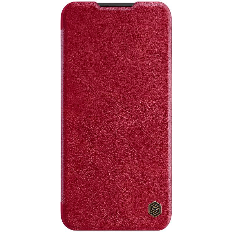 Husa tip carte Nillkin Qin pentru Xiaomi Redmi Note 8, rosu