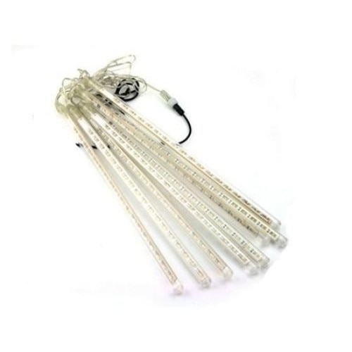 Instalatie de Craciun tip turturi Meteor 320 LED (8 turturi x 40 LED), lungime turture 50 cm, putere 8.4W, protectie IP20, culoare alb-rece