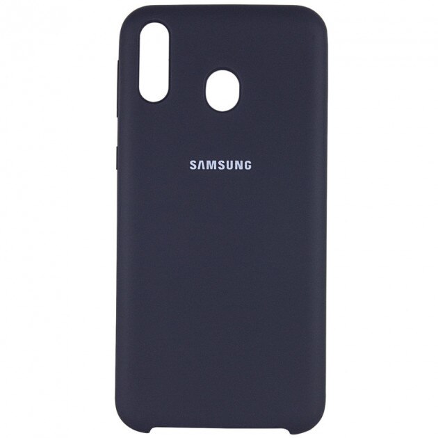 Husa protectie spate silicon soft, pentru Samsung Galaxy A20/A30, bumper ultraslim, Bleumarin, BBL1175