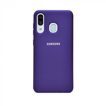 Husa protectie spate silicon soft, pentru Samsung Galaxy A20/A30, bumper ultraslim, Mov, BBL1176 Husa protectie spate silicon soft, pentru Samsung Galaxy A20/A30, bumper ultraslim, Mov, BBL1176