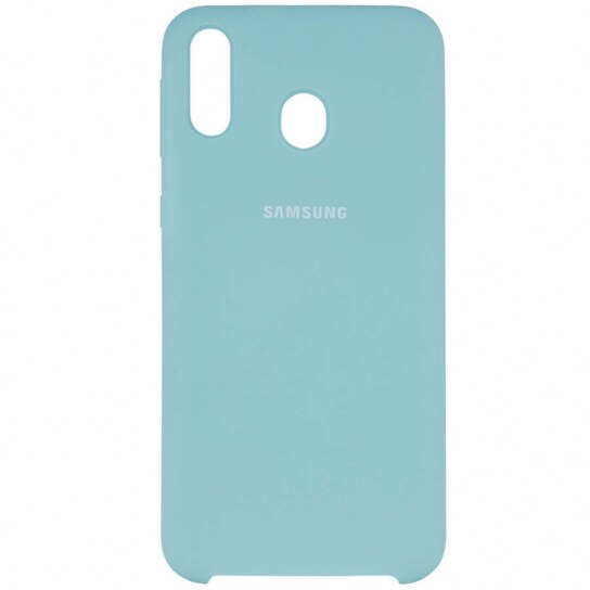 Husa protectie spate silicon soft, pentru Samsung Galaxy A20/A30, bumper ultraslim, Bleu, BBL1179