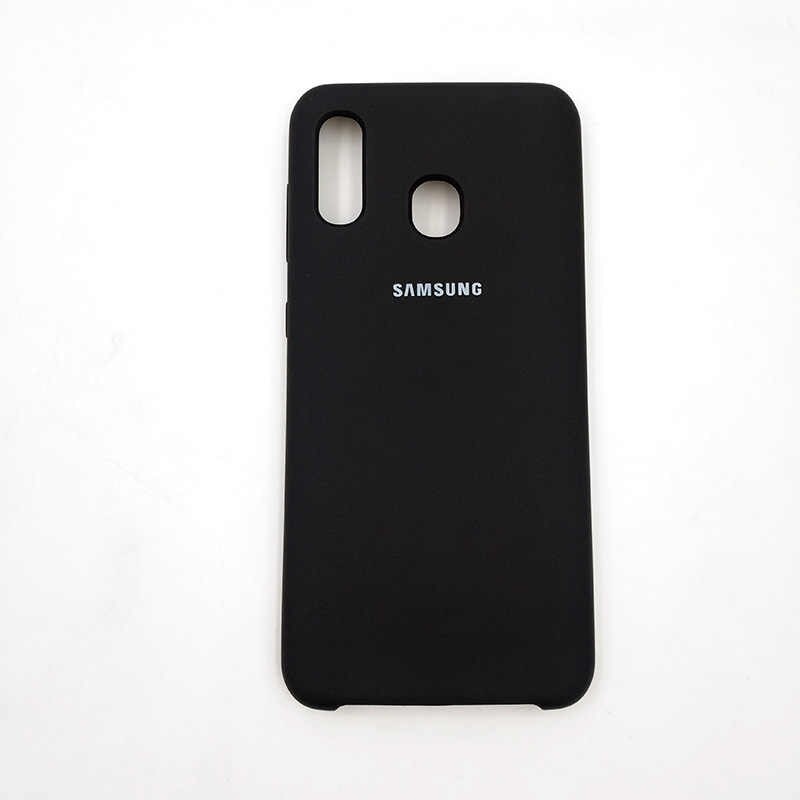 Husa protectie spate silicon soft, pentru Samsung Galaxy A20/A30, bumper ultraslim, Negru, BBL1173