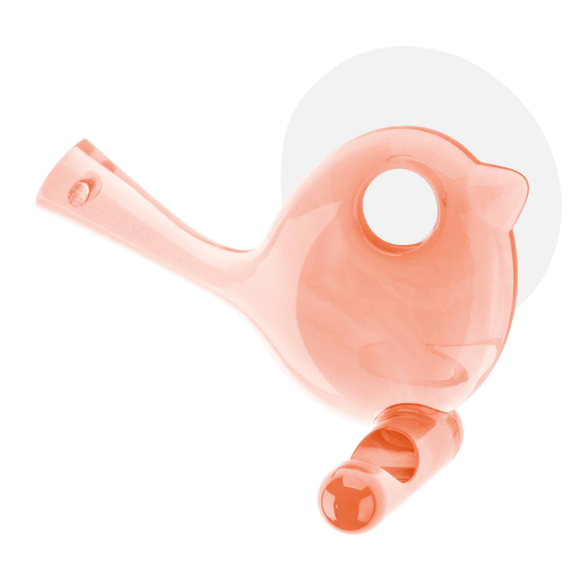 Carlig pentru prosop cu ventuza, Pip, roz transparent