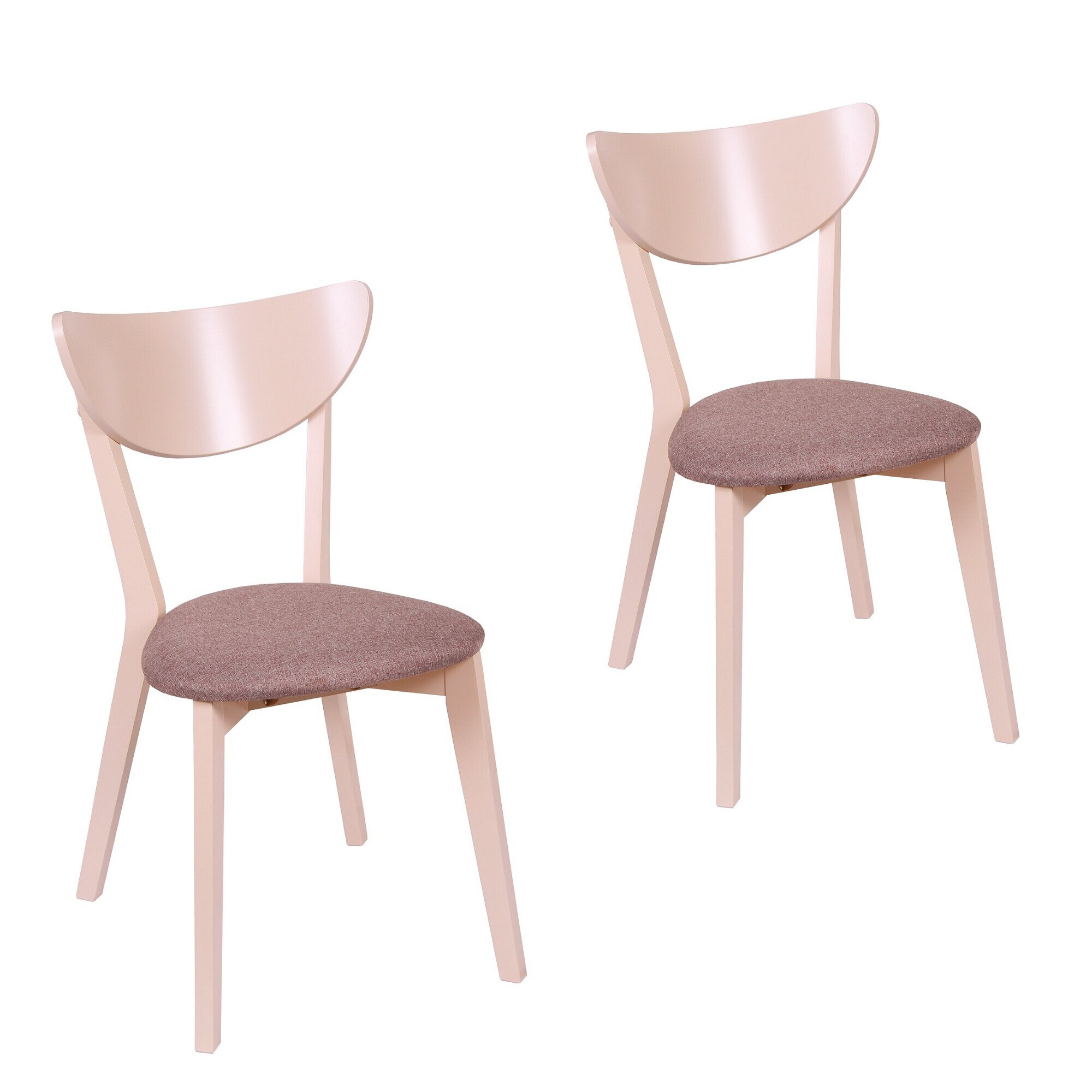 Set 2 scaune MODERN MS, Lemn, Beige/Veles 6