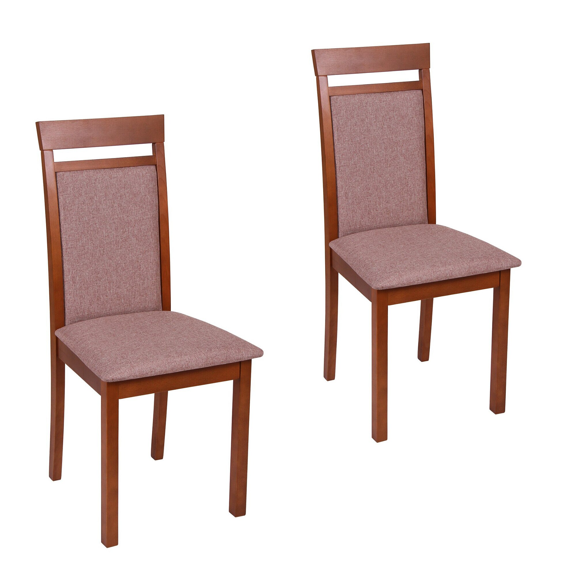 Set 2 scaune NIKA 2 MS, Lemn, Walnut/Veles 6