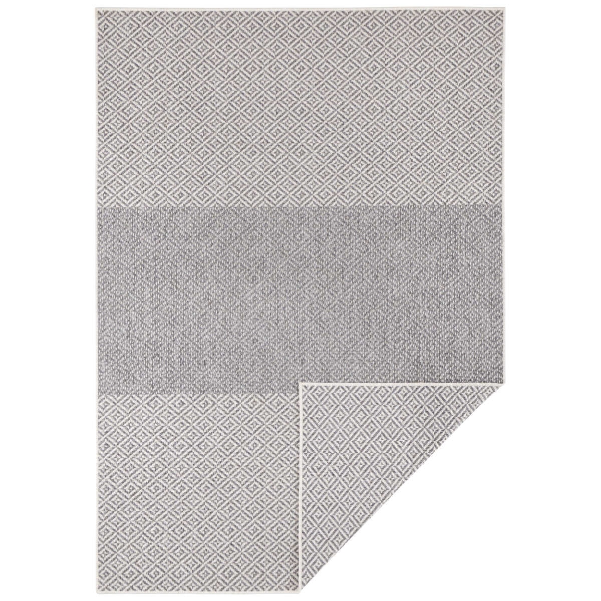 Covor Reversibil Modern & Geometric Twin Supreme, Taupe, 80x150