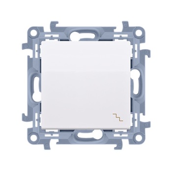 Intrerupator cap scara, 10 A, 250V~, alb, borne cu surub Intrerupator cap scara, 10 A, 250V~, alb, borne cu surub