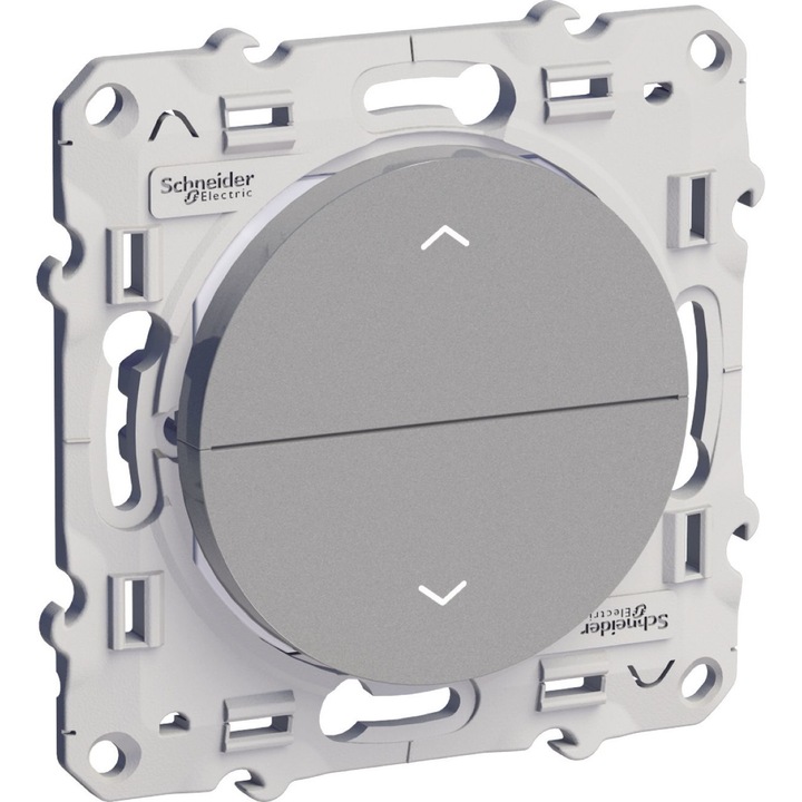 Intrerupator pentru jaluzele, Schneider Electric, ABS, Gri