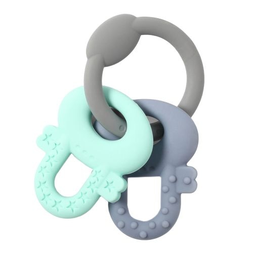 Jucarie pentru dentitie BabyOno 487, Gri