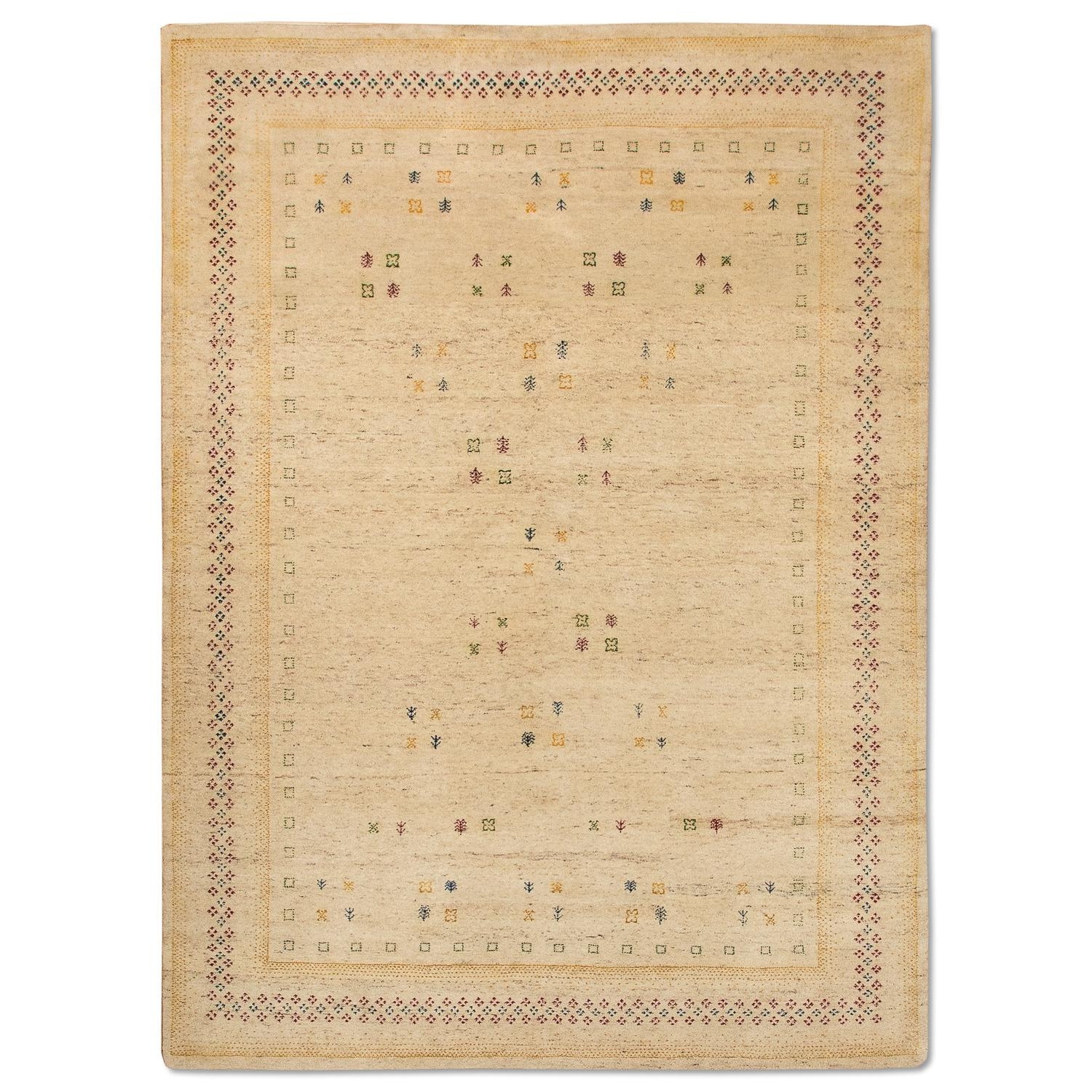 Covor Croco Loribaft Morgenland, Lana, 350x250 cm, Bej