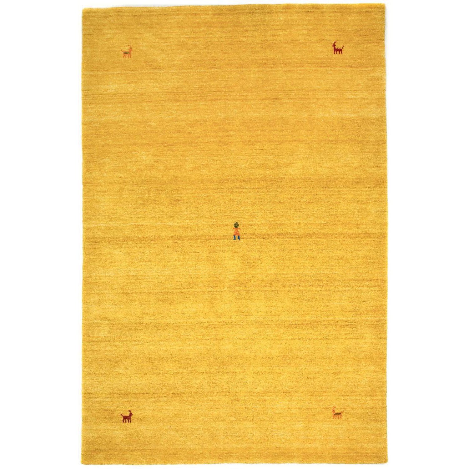 Covor Sahara Morgenland, Lana, 300x80 cm, Auriu