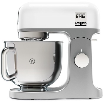 Robot de bucatarie Kenwood Chef KMX750WH, 1000W, 6 trepte, Bol Inox 5 l, Argintiu Robot de bucatarie Kenwood Chef KMX750WH, 1000W, 6 trepte, Bol Inox 5 l, Argintiu
