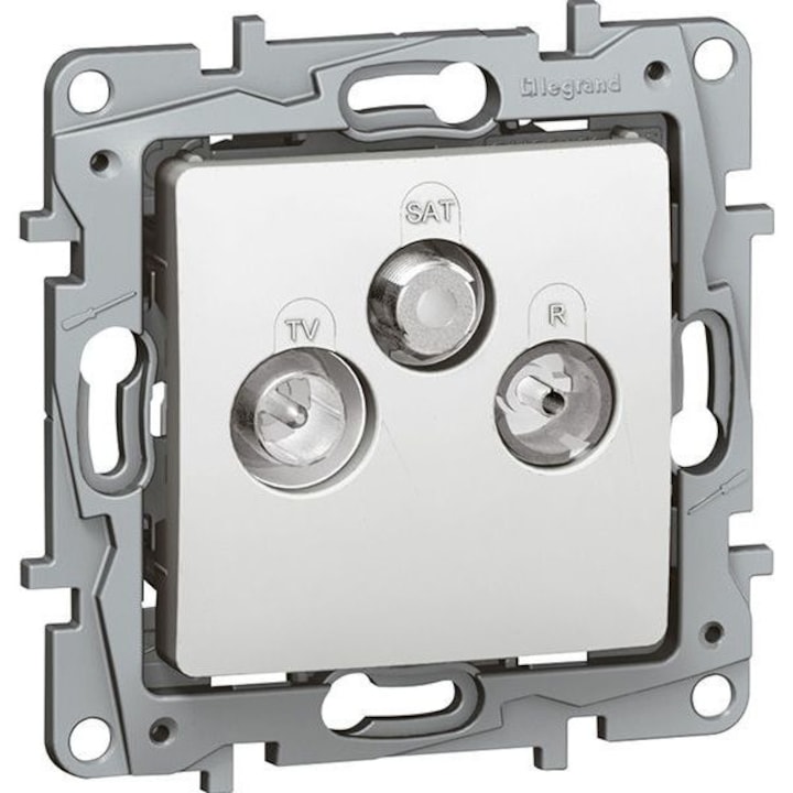 Гнездо за антена Niloe, Legrand, Бяло, 10dB