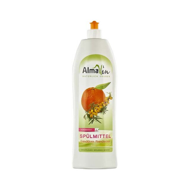 Detergent de vase concentrat cu catina si mandarine 1 l Eco AlmaWin