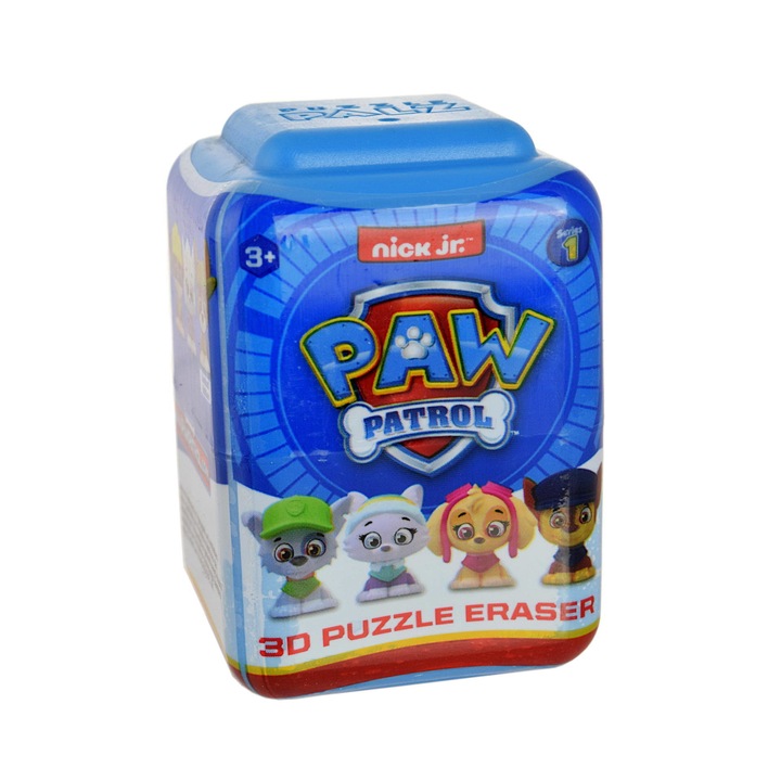 Mancs Őrjárat 3D puzzle radír meglepetés