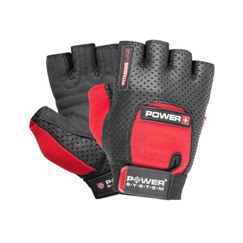 Manusi sala gym fitness, model POP, negru/rosu, marime L Manusi sala gym fitness, model POP, negru/rosu, marime L