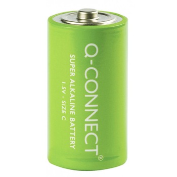 Baterii Alcaline Q-CONNECT R14, Tip C, 1.5V, 2 Buc/Set Baterii Alcaline Q-CONNECT R14, Tip C, 1.5V, 2 Buc/Set