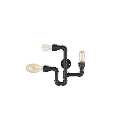 Aplica Plumber AP3 ,IDEAL LUX,metal,negru,e27,3*60w