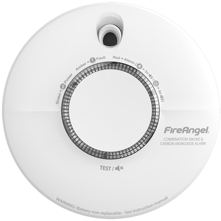 Detector 2 in 1 fum si monoxid carbon FireAngel SCB10 autonom, senzor dual optic electrochimic