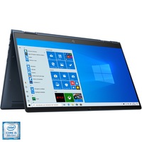 Laptop 2 in 1 HP Elite Dragonfly cu procesor Intel® Core™ i5-8265U pana la 3.90 GHz Whiskey Lake, 13.3", Full HD, Touch, 16GB, 256GB SSD + 16GB 3D Xpoint SSD, Intel® UHD Graphics 620, Windows 10 Pro, Cobalt Blue