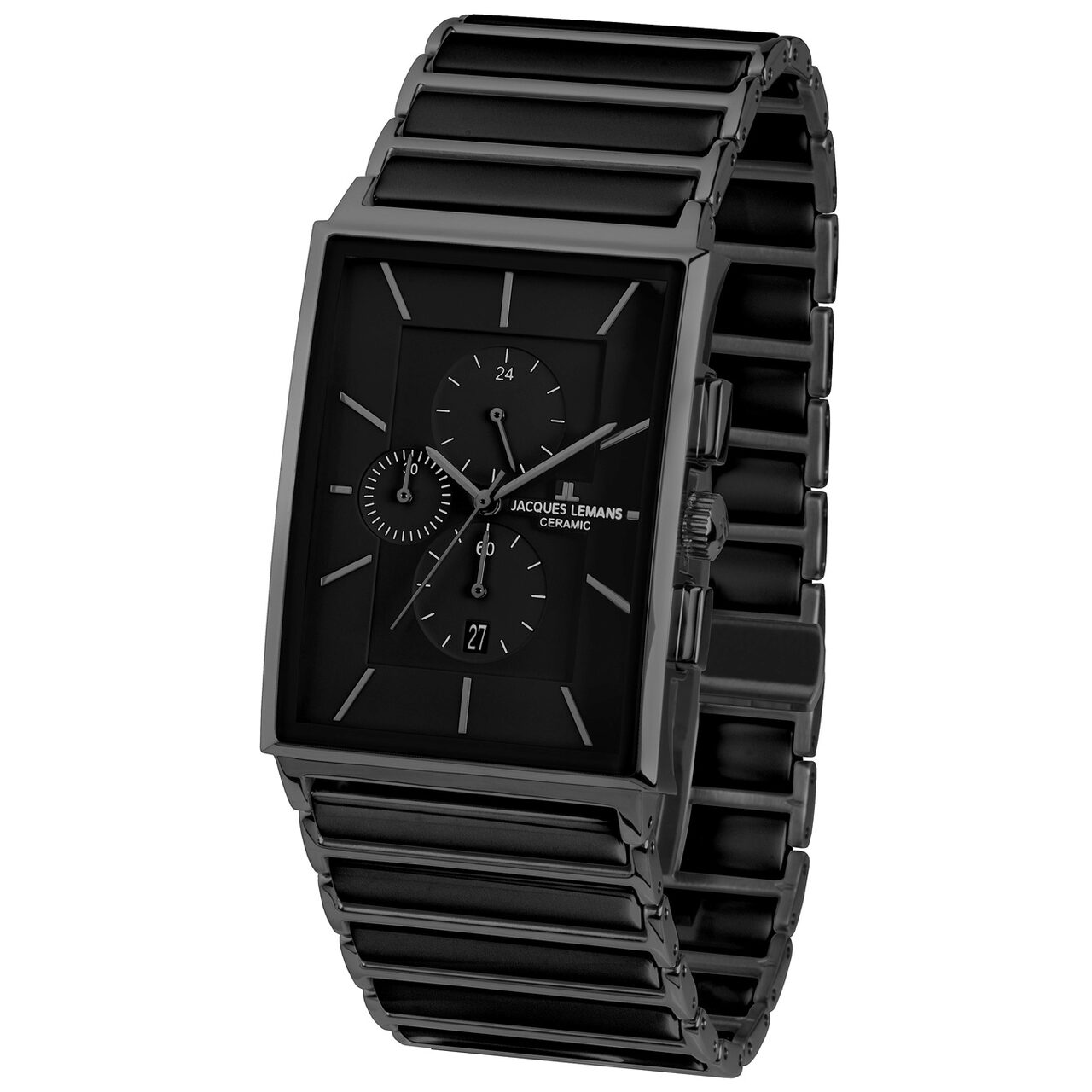 Ceas unisex Jacques Lemans 1-1817.1D, Negru