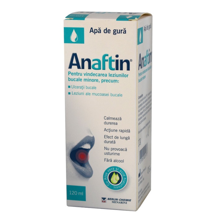 BERLIN CHEMIE A.G Anaftin szájvíz, 3%, 120 ml