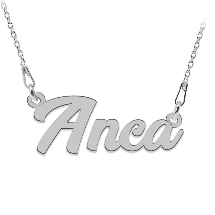 Colier Argint 925, Nume Anca, 45 cm